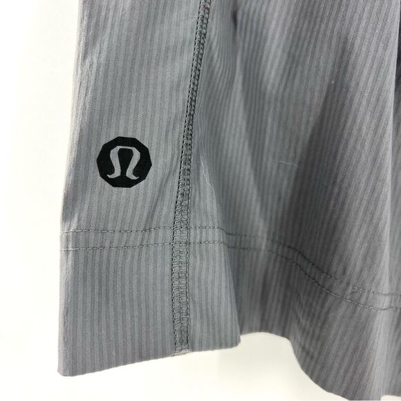 Lululemon Men’s Core Shorts Linerless Grey Pinstripe Large - Picture 11 of 11